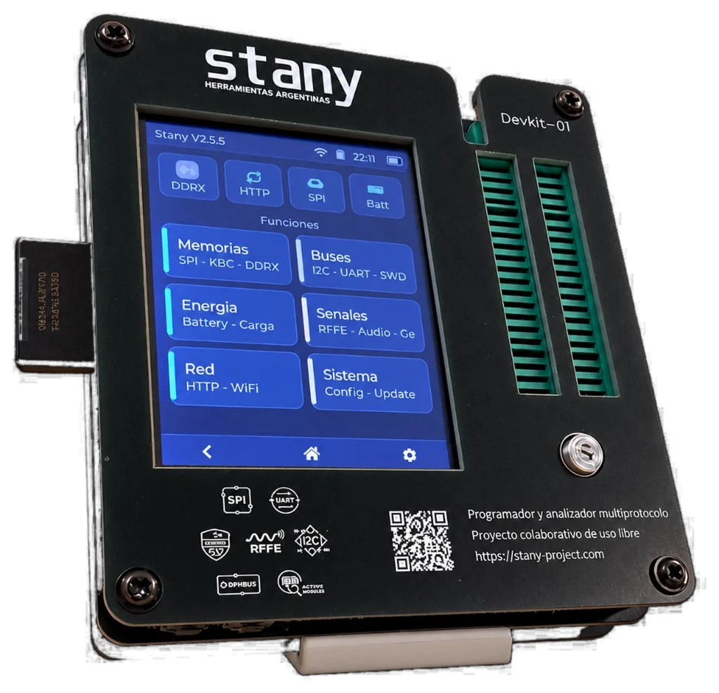 Stany DevKit-1, herramienta de diagnóstico de notebooks fabricada por Clearsoft